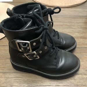 Toddlers Girls Combat Boots